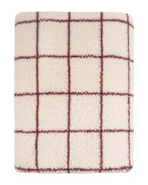 PLAID teddy | Basic check Ecru