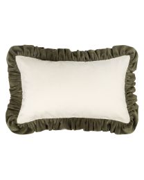 SIERKUSSEN velvet ruffles | Ecru